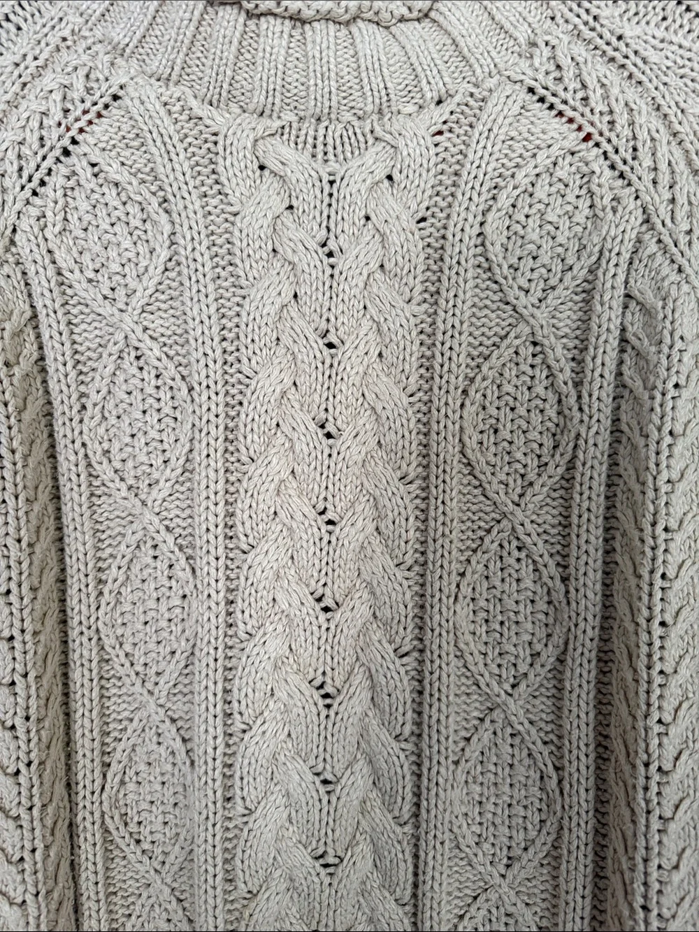 Polo by Ralph Lauren Cream Cable Knit Sweater